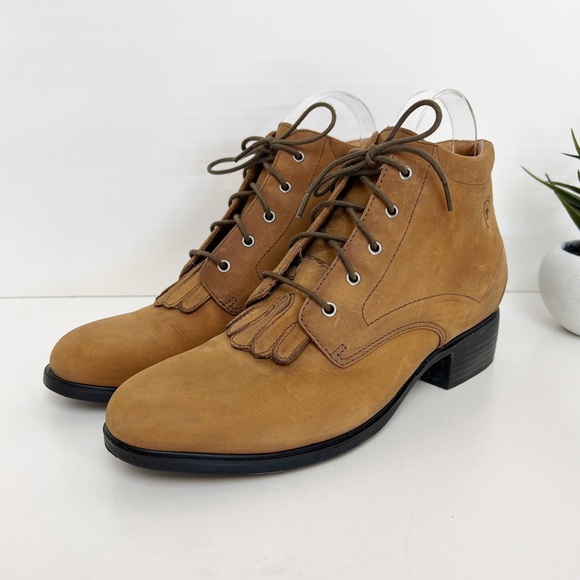 •ARIAT• Kiltie Heritage Paddock Roper Lacer Boots - Picture 2 of 12